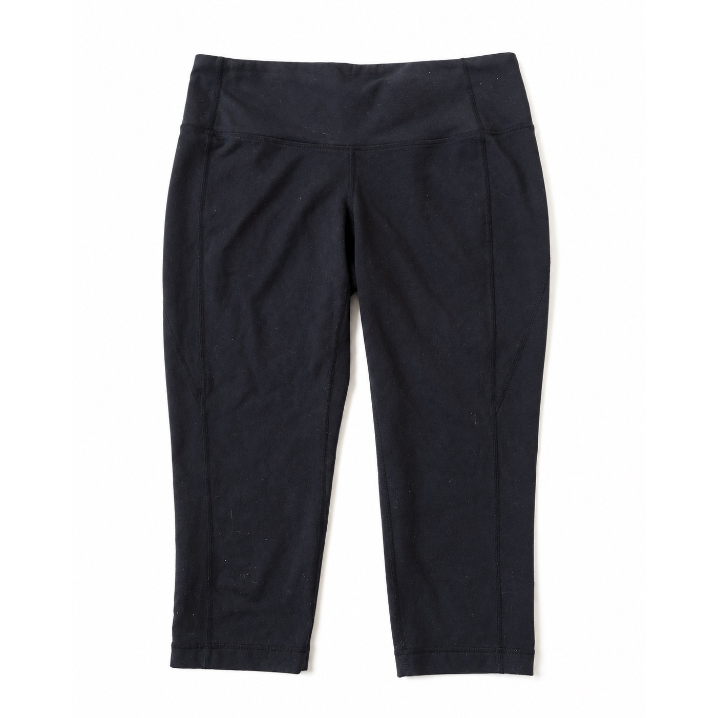 Athleta Black Capri Leggings Womens Medium Yoga Running Workout Pants Cropped